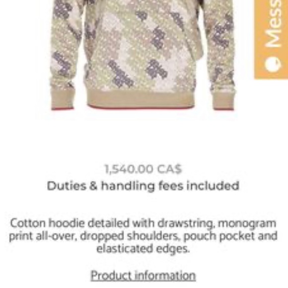 Burberry lightly used hoodie, comfy ,cotton, looks sharp, makes the look - Picture 6 of 6